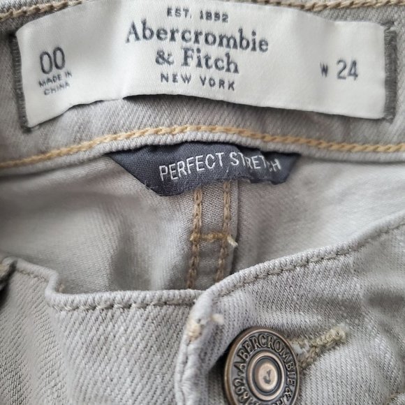 ABERCROMBIE & FITCH |  Stretch Distressed Jeans - Picture 7 of 10